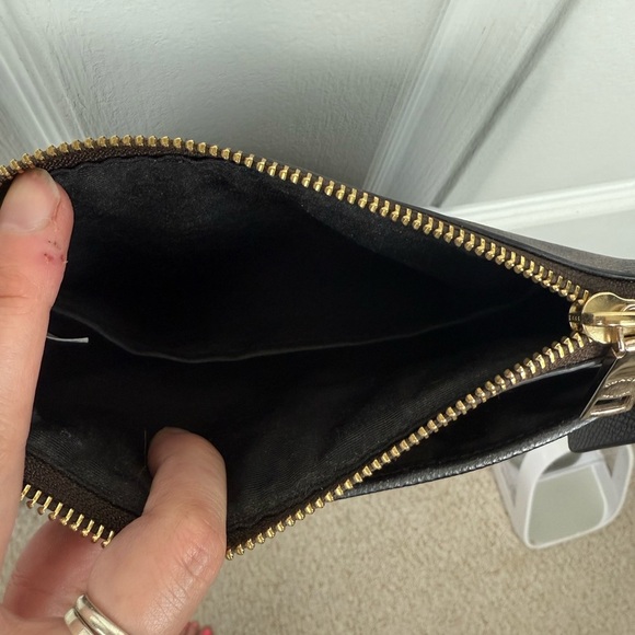 Coach Monogram Brown and Black Crossbody Bag - Picture 5 of 7